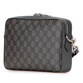 グッチ GGスプリーム オフィディア ショルダーバッグ 699439 グレー PVC レザー レディース GUCCI 【中古】